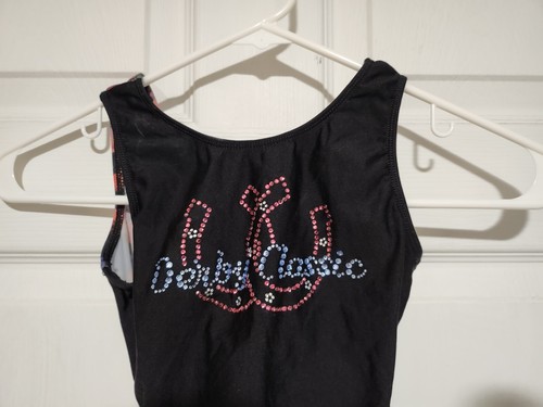GK ELITE Gymnastikanzug CL Kinder Large 12-14 Kentucky Derby Classic schwarz - Bild 1 von 4