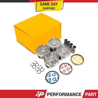 Pistons with Rings @STD Fit 99-05 Subaru Forester Impreza Saab 2.5L SOHC EJ251