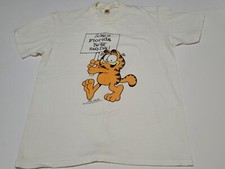 Vtg 1978 Garfield Florida T Shirt Single Stitch Velva Sheen Tag Adult Size Large