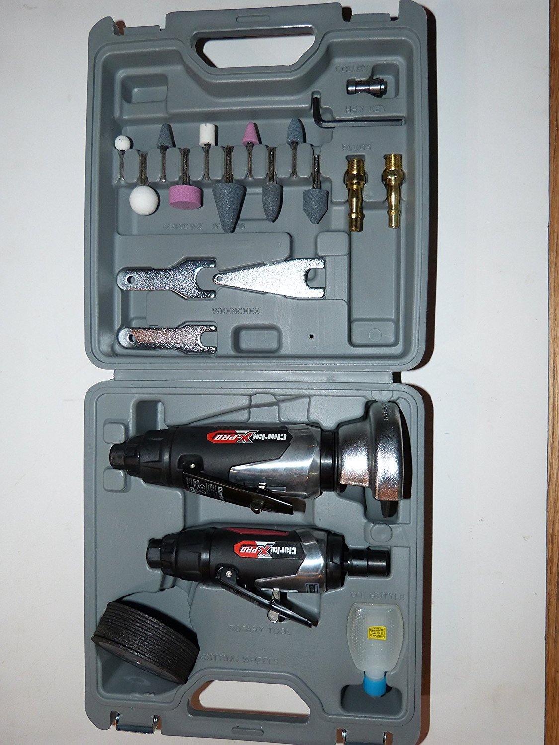 Clarke CAT133 XPro Professional 33 Pce Air Tool Kit 3" Cutoff Tool