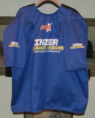 Inzer Rage X Bench Shirt 60 Blue & Black Custom Open Back w/3-Straps (NEW)