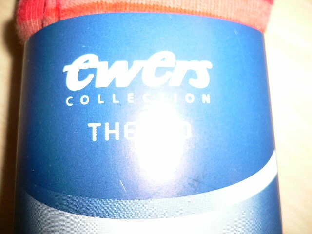 EWERS MÄDCHEN  THERMO STRUMPFHOSE chianti gestreift Gr. 80/86-92/98 - Bild 2 von 3