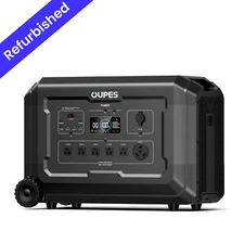 OUPES 3072Wh Mega 3 Portable Power Station 3600W Solar Generator LiFePO4 Outdoor