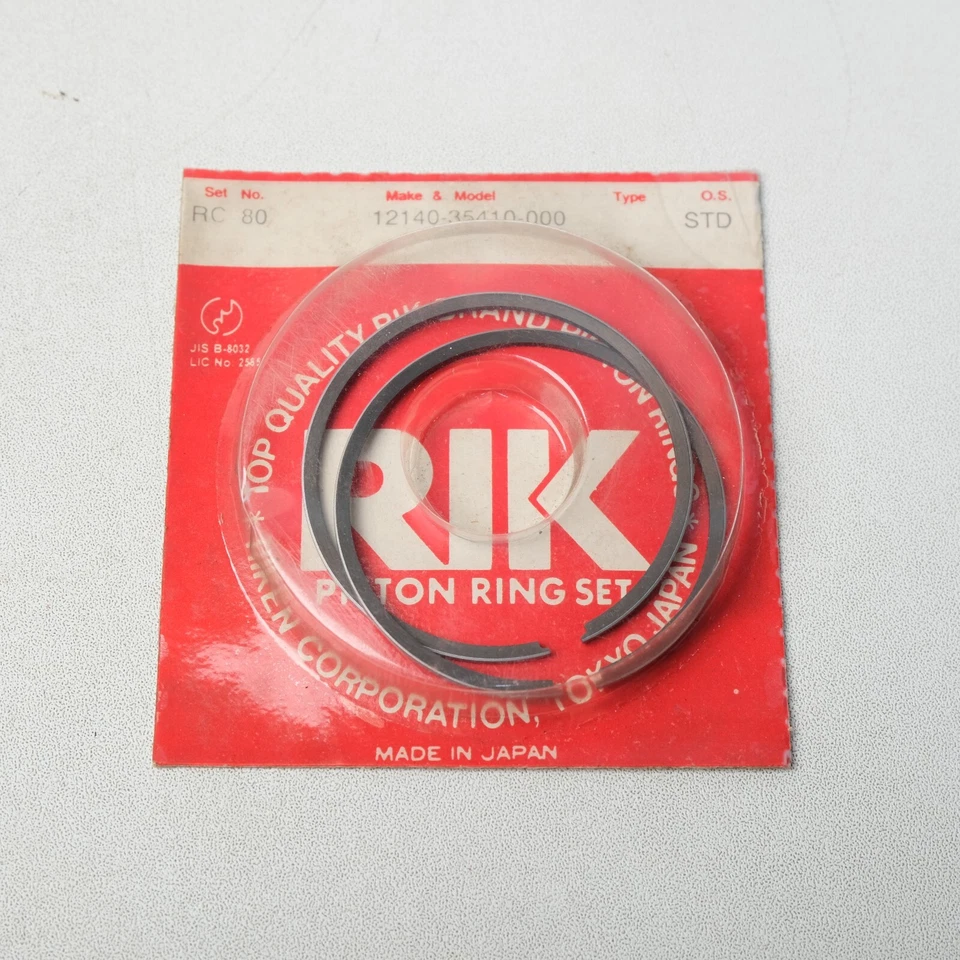 Juego de anillos de pistón STD para Suzuki TM75 TS75 TC90 TS90 RC80 A80 Foto 4 de 4