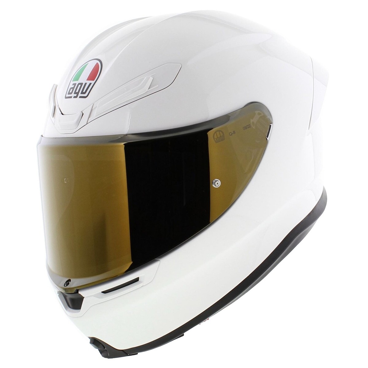 Agv K6 S Gloss White, Full Face Motorcycle Helmet, New E2206! Fast