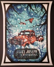 Jerry Joseph Poster 2017 NYE by Zeb Love Portland Dead Co Columbus Austin Avett