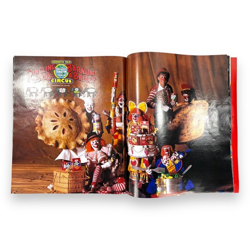 Programa de recuerdos vintage de los 90 Ringling Bros & Barnum Bailey Circus 119 con póster - Imagen 10 de 21
