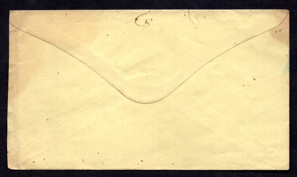 US 1861 CIVIL WAR MARKED "MISSENT" COVER WATERBORO, ME. SENT "WALTHAM" MS. - Image 2 of 2