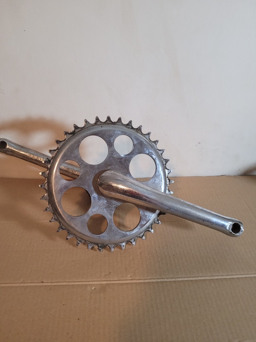 Vintage 1967 Schwinn Stingray Bike Crankset Lucky 7 Sprocket