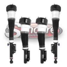 07-13 Mercedes S550 Front & Rear Electronic Airmatic Air Strut Assemblies