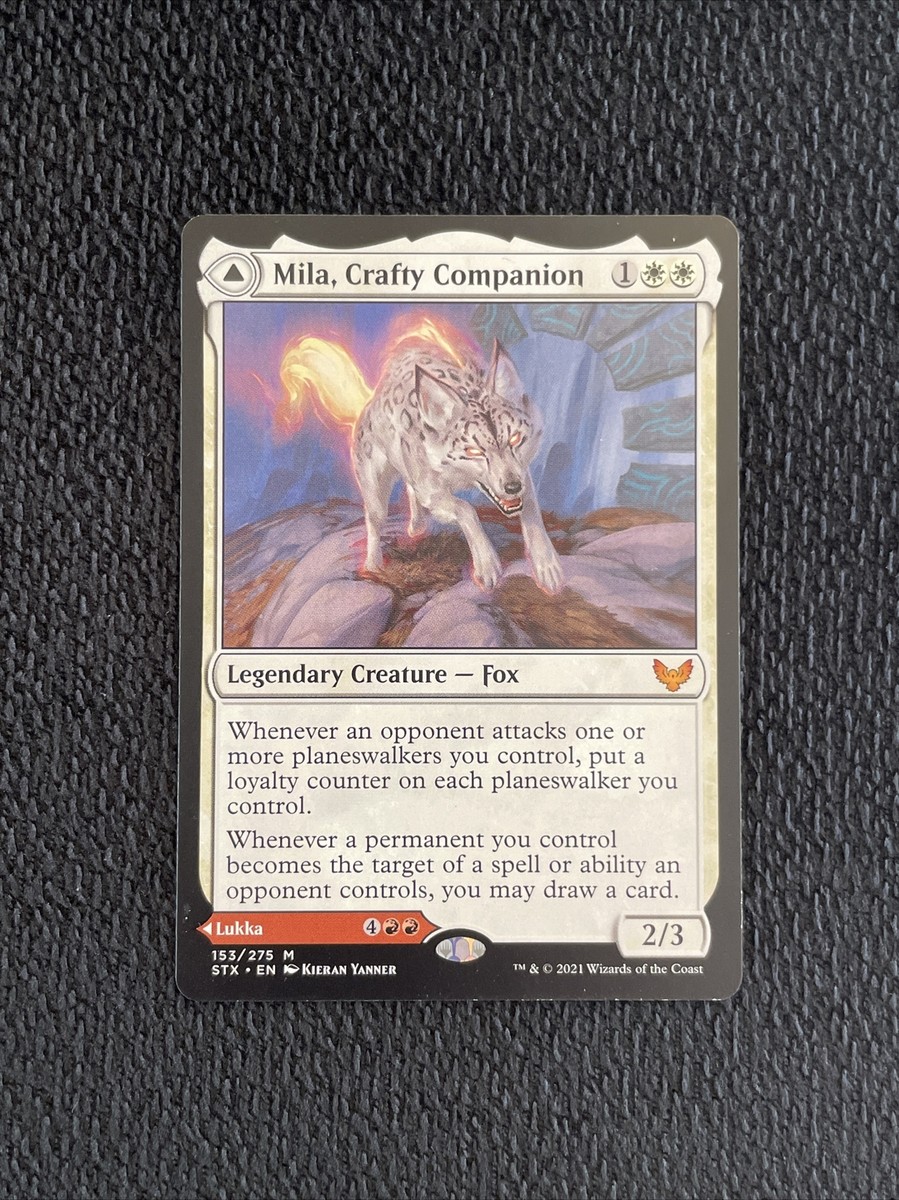 MTG STX 153 Mila, Crafty Companion, Lukka, Wayward Bonder MYTHIC NM Unplayed | eBay MTG STX 153 Mila, Crafty Companion, Lukka, Wayward Bonder MYTHIC NM Unplayed | eBay