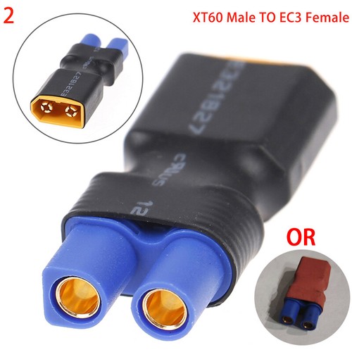 XT60 to XT90 EC5 EC3 Adapter Plug For RC Lipo Battery Control Charger - Photo 14/16