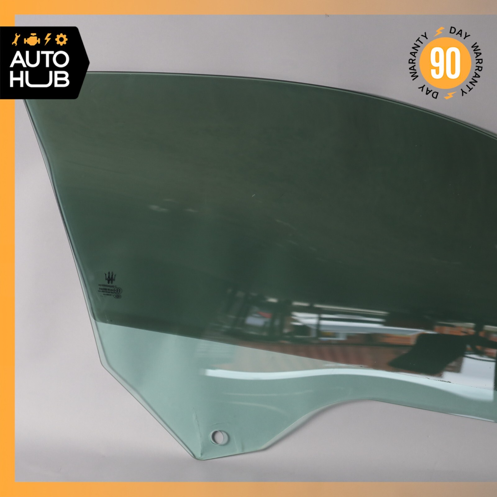 08-19 Maserati GranTurismo M145 Door Window Glass Front Left Driver Side OEM