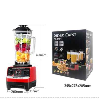 Heavy Duty Blender 4500w Mixer Juicer High Power Food Processor Ice SmoothieBar 