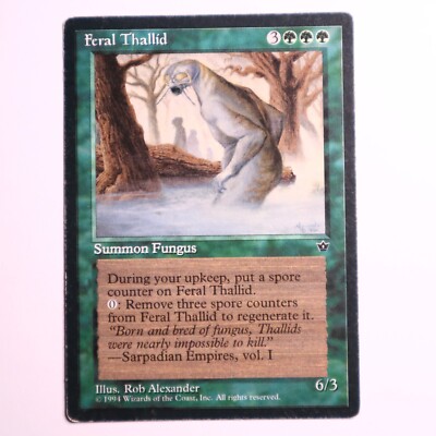 MTG Green - Feral Thallid - Fallen Empires - Summon Fungus