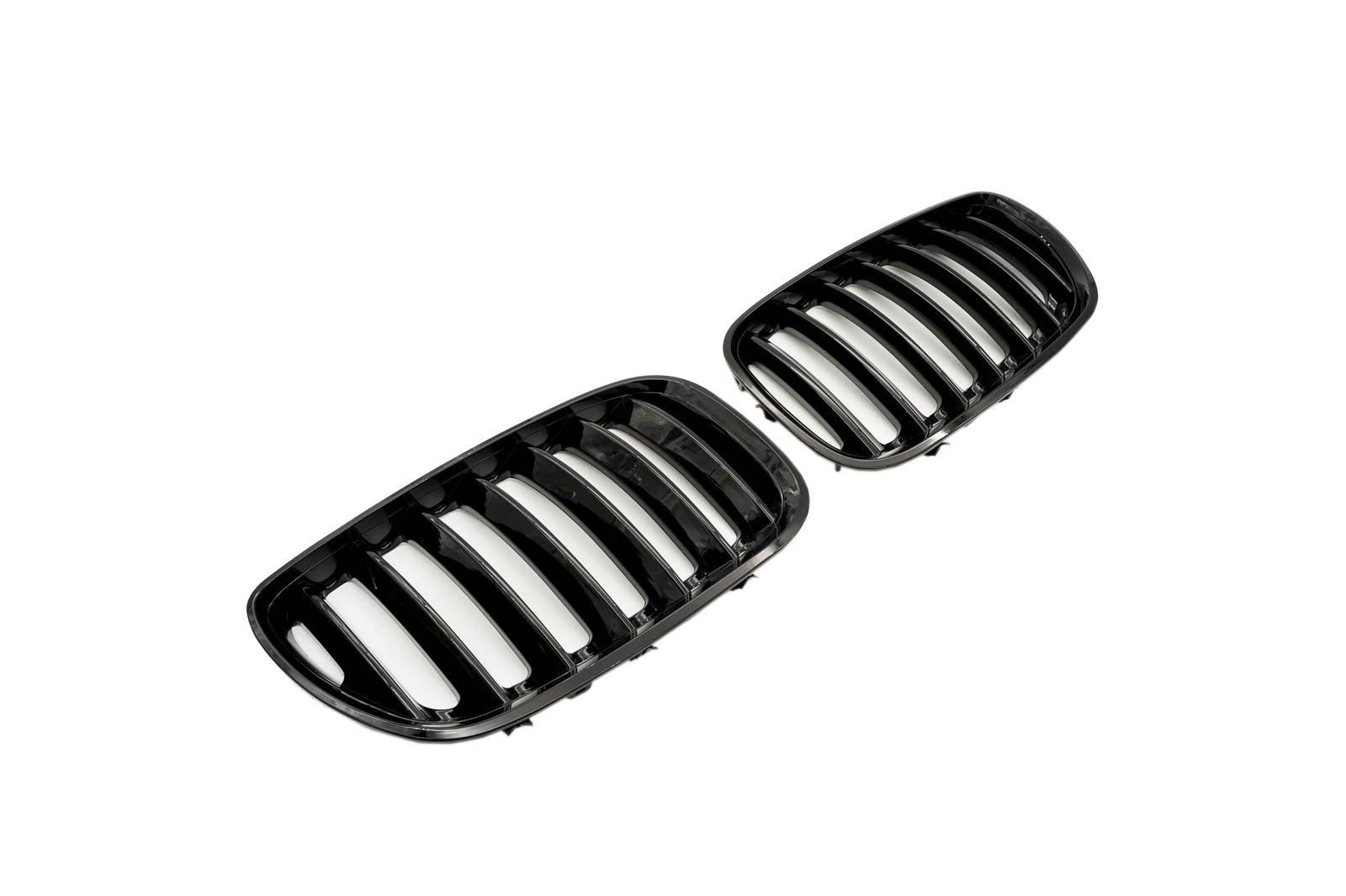 Grille de pare-choc avant pour BMW X5 E70 paire gauche et droite noire abs