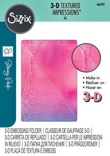 Sizzix French Twist 3D Embossing folder 666701 Retail 12.99 by Stacey Park