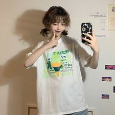 Donne Carin T-shirt Giapponese Tee Kawaii Top Preppy Harajuku Lato Casual Nuovo