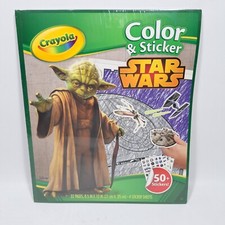 Crayola Color And Sticker Star Wars Book 32 Pages 50 Stickers New Sealed 2015
