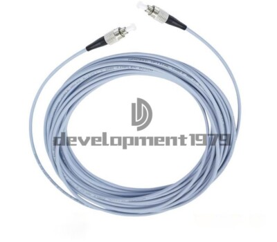 1x 100M FC to FC UPC Armored Fiber Cable MM Single Core Simplex Fiber Patch Cord