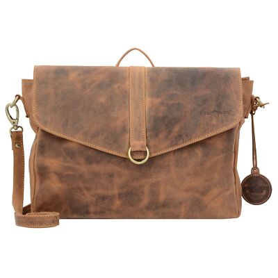 Greenburry Vintage Umhängetasche Leder 35cm #176723 (brown)