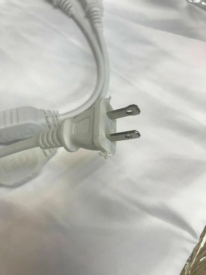 10pcs LED Strip Power Cord Connector for W15mm x H25mm LED Neon Lights 110V/220V - Image 2 of 4