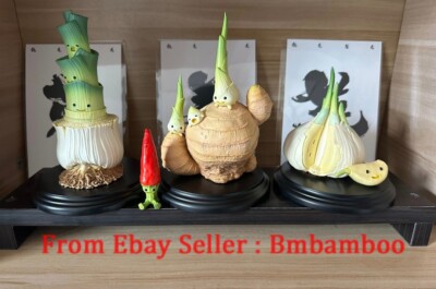 4pcs Elements Of Power Studio Sazen Scallion & Ginger & Garlic GK Statue Model
