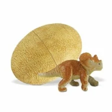 TRICERATOPS  in EGG  by Safari Ltd/ toy dinosaur/ 970809/ NEW  