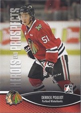 2012/13 ITG IN THE GAME HEROES AND PROSPECTS DERRICK POULIOT BASE CARD 130