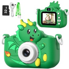 Selfie Toys for Girls Age 3-9, Digital Video Toy with Protective Cover,Christ...