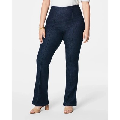 NWOT SPANX Zero Waistband Micro Flare Jeans Dark Wash Preppy Dark Wash size 2X