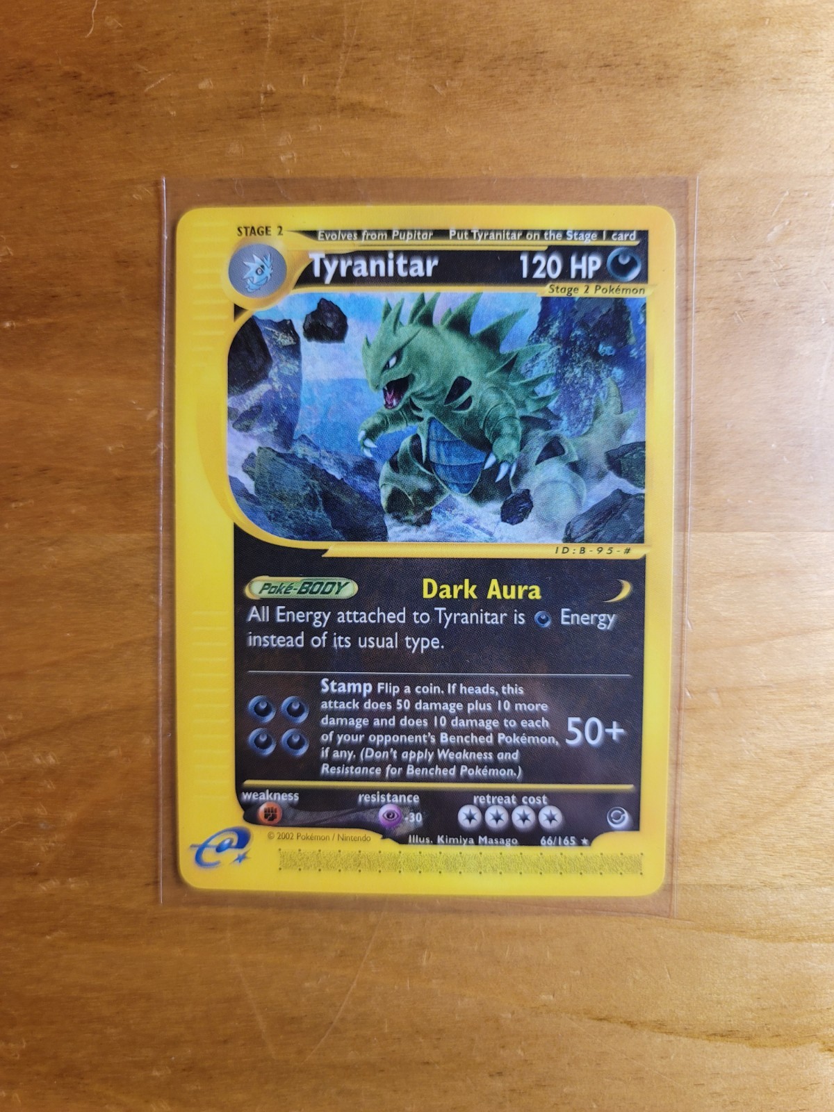 Tyranitar 066/165 Expedition Base Set Regular 2002 Pokémon TCG Card NM
