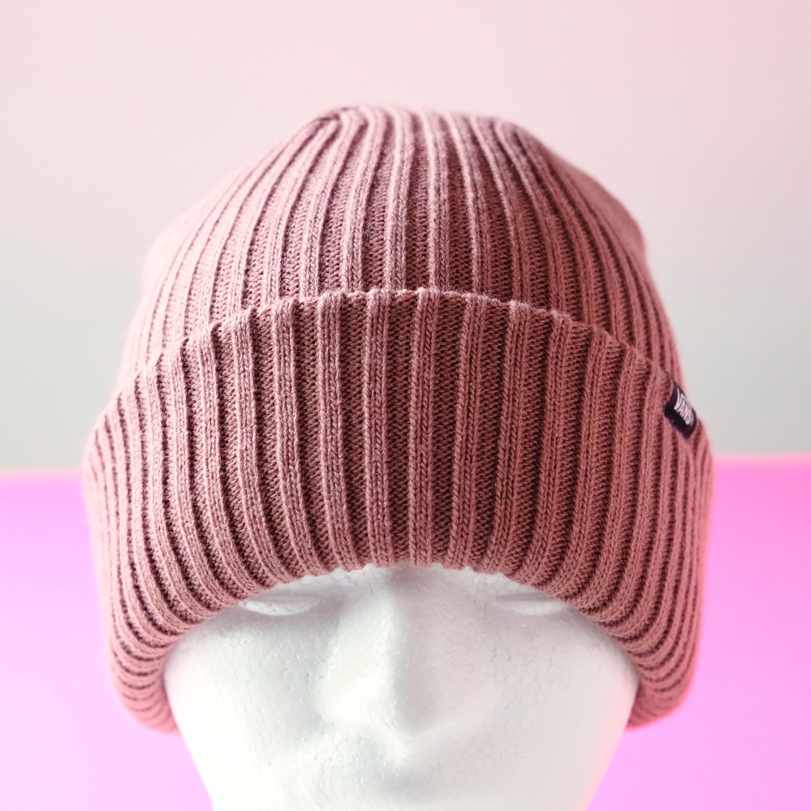 Vans Ribbed Clipped Cuff Beanie Core Basic Winter… - image 1