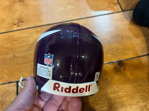 Gary Larsen Jim Marshall DUAL SIGNED AUTOGRAPHED MINNESOTA VIKINGS MINI HELMET - Picture 7 of 10