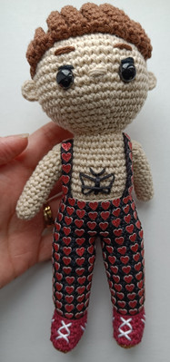 Harry Styles Häkelpuppe - Wembley Night 4 - (2023) - Love On Tour