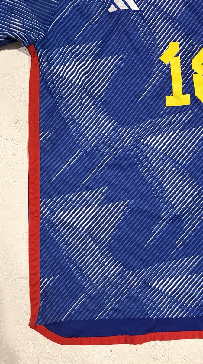 FIFA World Cup Takehiro Tomiyasu Japan Blue Adidas 2022 Home