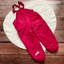 Regen Matschhose Tchibo TCM rot Gr. 122/128 TOP NEUw. 