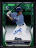 2023 Bowman Draft Sapphire Adrian Santana Chrome Auto Green Refractor 1st #/99
