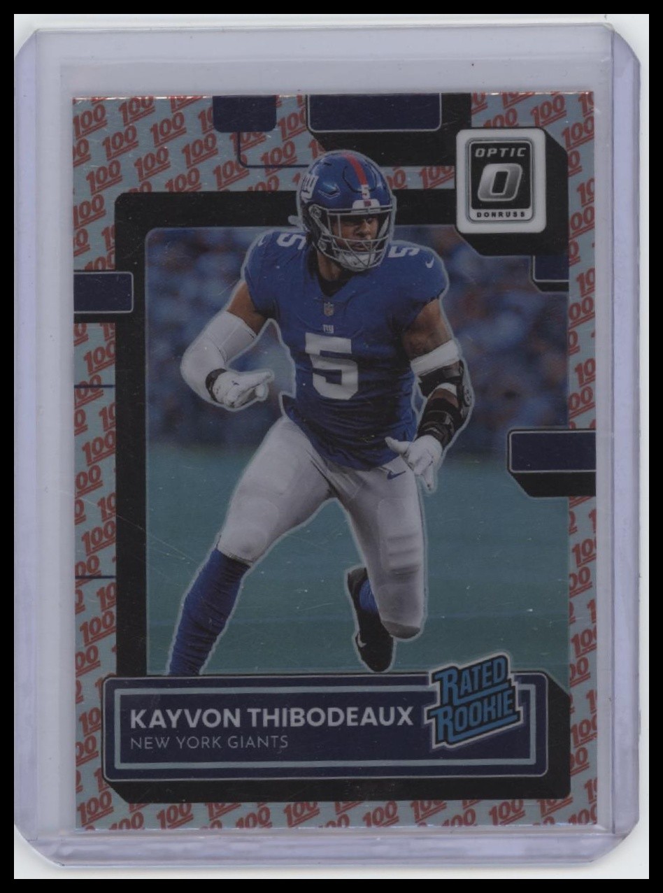 2022 Donruss Optic #245 Kayvon Thibodeaux One Hundred