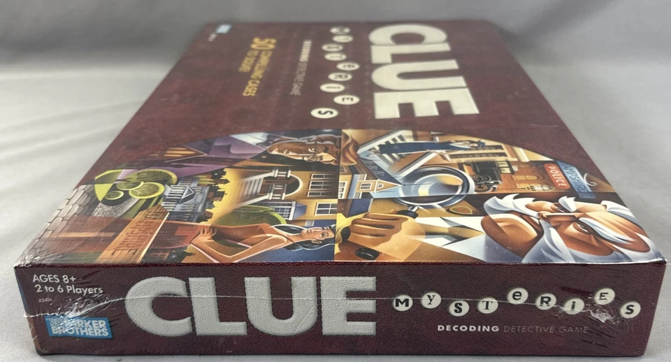 Parker Brothers Hasbro Clue Mysteries Decoding Detective Game 2005 Rare -New - Image 4 of 4