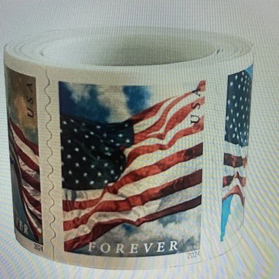2024 USPS FOREVER RATE FLAGS STAMPS Scott#5871-74(MNH)-100PCS ROLL