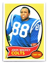 John Mackey 1970 Topps #62 Baltimore Colts