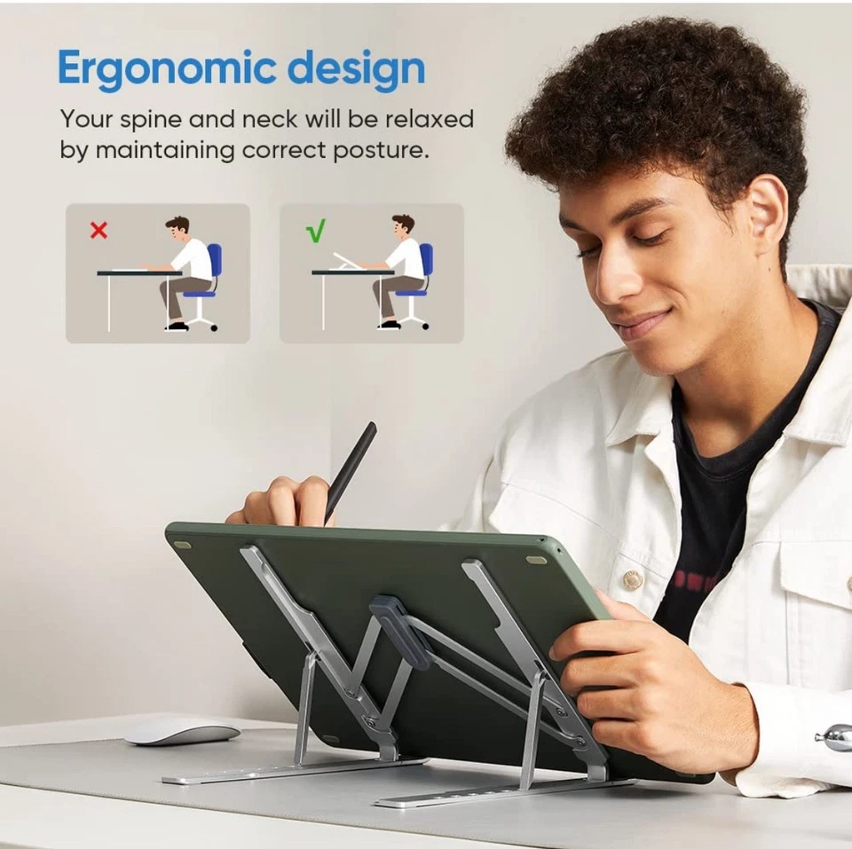 XPPen Portable Stand ACS05 Aluminium Alloy & Silicone Stand for 12-16 inch - Image 4 of 4