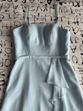 Azazie Altered Blue Bridesmaid Formal Dress Size A6