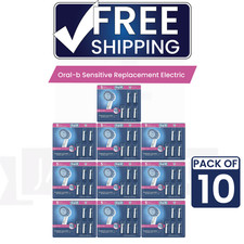 ORAL-B Sensitive Gum Care Replacement Brush Heads 5 Count - PACK OF 10