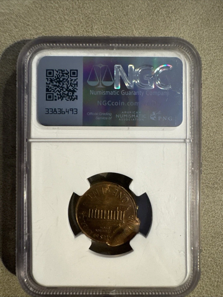 1965 LINCOLN MEMORIAL CENT/PENNY GORGEOUS DOUBLE STRUCK NGC UNCIRCULATED 2 DATES - Image 4 of 4