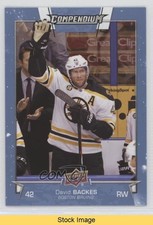2017-18 Upper Deck Compendium Blue David Backes #319 READ kr0