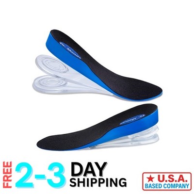 3-Layer Adjustable Height Increase Insoles - Shock-Absorbing Comfort Lift