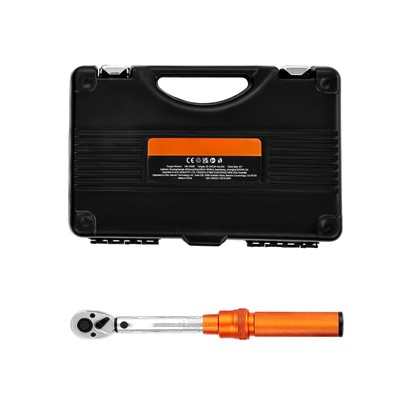 Click Torque Wrench Set 1/4Inch Drive 20-240 lbf-in/2.3-27.1N.m Orange 72-Tooth