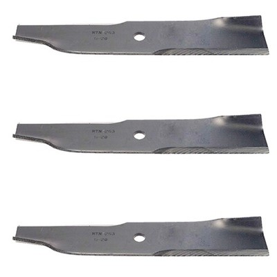 (3) Mulcher Blades Fits Lesco 050390 Fits Dixie Chopper 30227-42